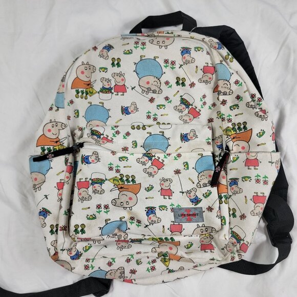 Life Spirit Peppa Pig Kids White Backpack School Casual Travel